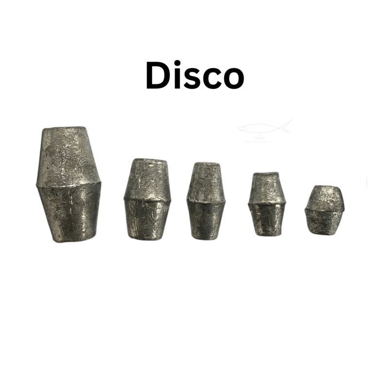 Bullet/Disco Fishing Sinker | Fishing Weights | 20 Gm | 25 Gm | 30 Gm | 50 Gm | 100 Gm |