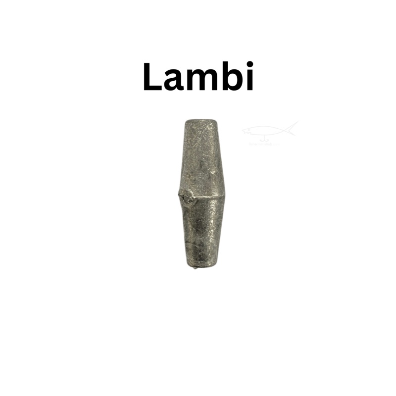 Lambi Fishing Sinker Weight | Fishing Weights | 20 Gm | 5 Pcs Per Pack | 10 Pcs Per Pack |