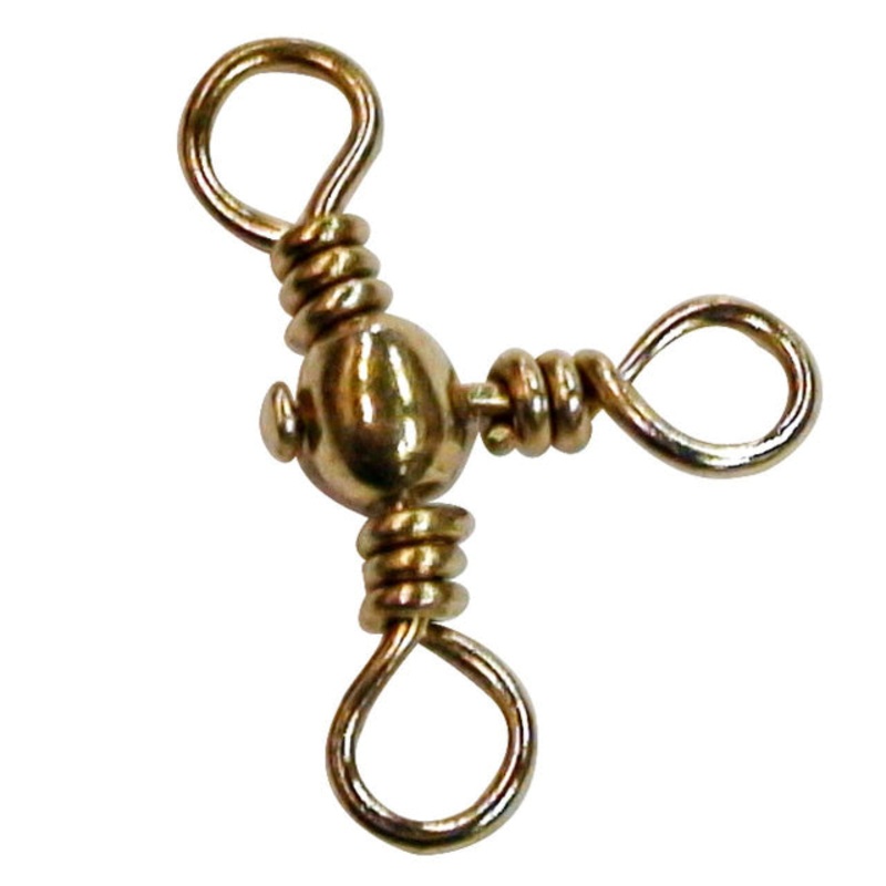 Maruto Barrel Crossline Three Way Swivels 808 | 8 Pcs Per Pack |