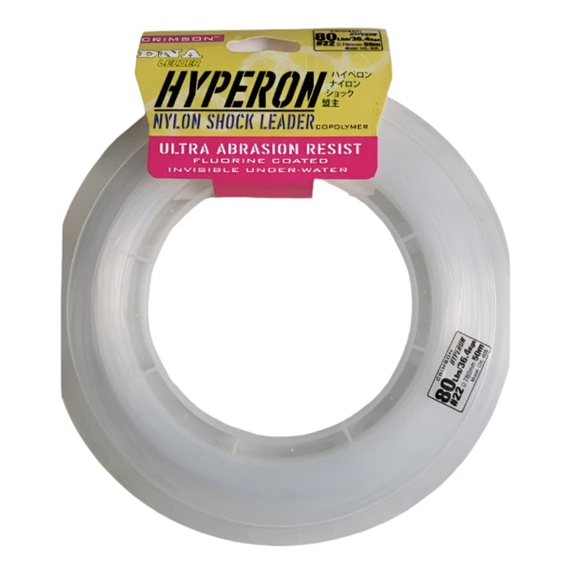 Crimson DNA Hyperon Nylon Shock Leader | 50Mt / 55Yd | Clear |