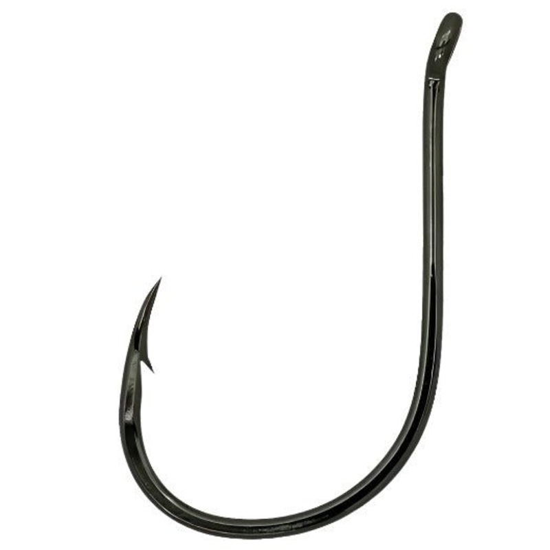 Lucana Chinu Ringed Eye Carbon Steel Single Hooks | 80 – 100 Pcs Per Box |