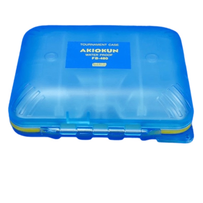 Meiho Akiokun FB-480 Lure Case | Blue | 16 Compartments Tackle Box |