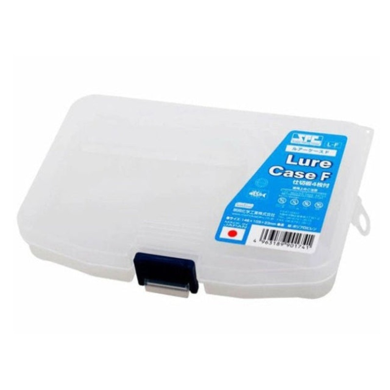 Meiho Lure Case F | Clear | 5 Compartments Tackle Box |