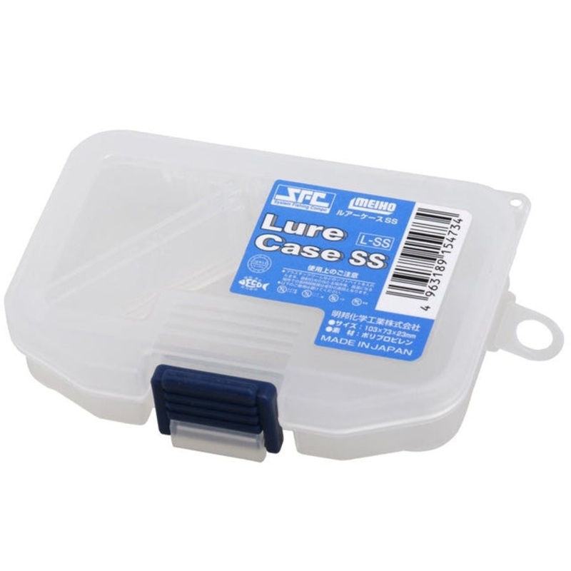 Meiho Lure Case SS | Clear | 4 Compartments Tackle Box |
