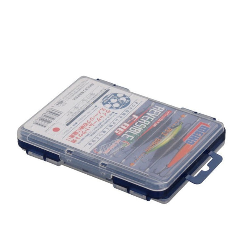 Meiho Reversible F-86 Lure Case | Clear | 10 Compartments Tackle Box |