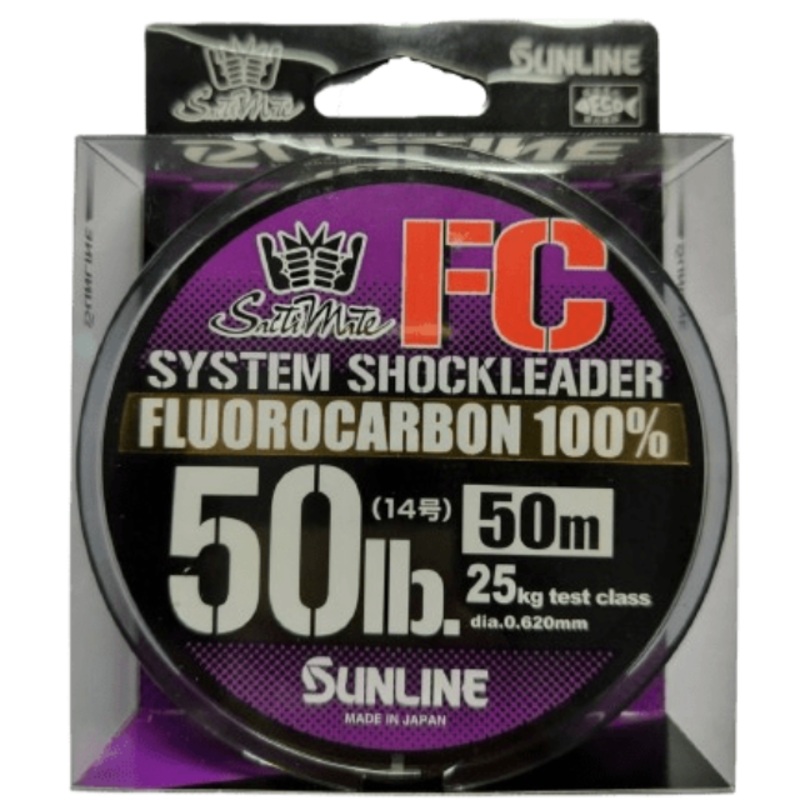 Sunline Saltimate System FC Shock Leader | 50Mt / 55Yd | Clear |