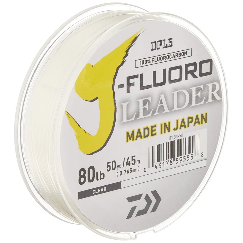 Diawa J-Thread Flurocarbon Leader Line | 50Mt / 55Yd | Clear |