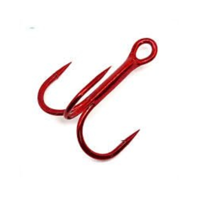 Gamakatsu Trout Treble Red Hook | 273303 | 4 Pcs Per Pack |