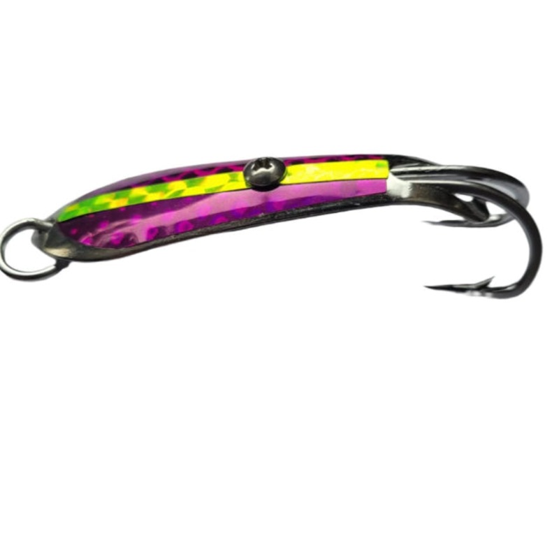 Pushpa Trolling Fishing Spoon | Double Hook | Sinking | 8 Cm, 15 Gm | 9 Cm, 20 Gm |