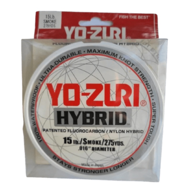 Yo-Zuri Hybrid Fluorocarbon/ Nylon Line | 250Mt / 275Yd | Smoke |