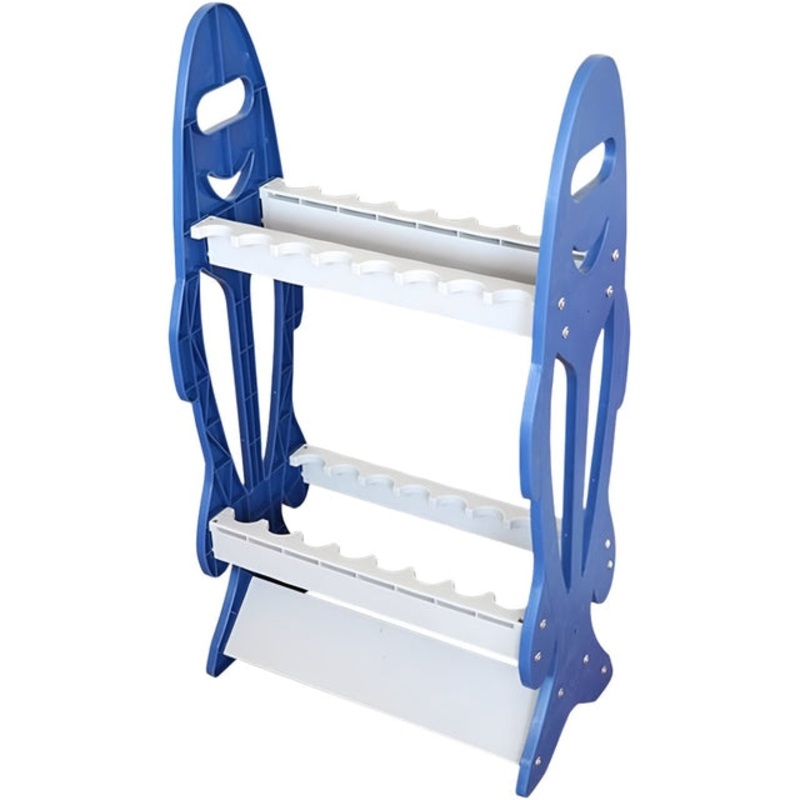 Lucana Fishing Rod Holder Rack | Rod Stand | Holds 16 Rods |