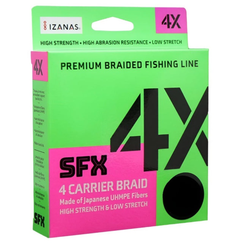 Sufix SFX4 Carrier Braided Fishing Line | 270Mt / 300Yd | Lo-Vis Green |