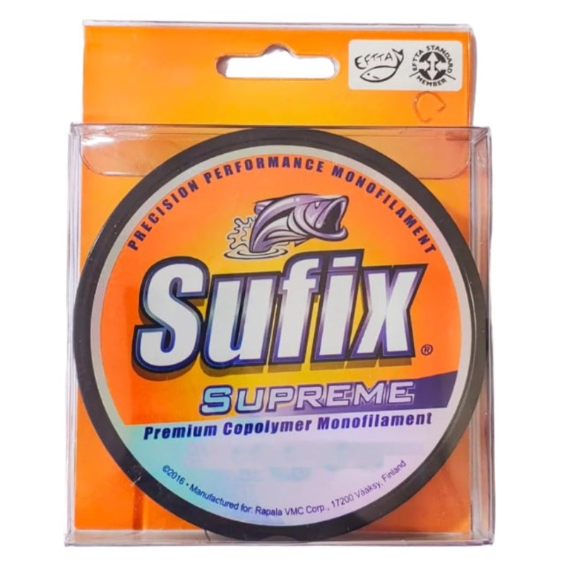 Sufix Supreme Copolymer Monofilament Line | 300Mt / 330Yd | Lo-Vis Green |