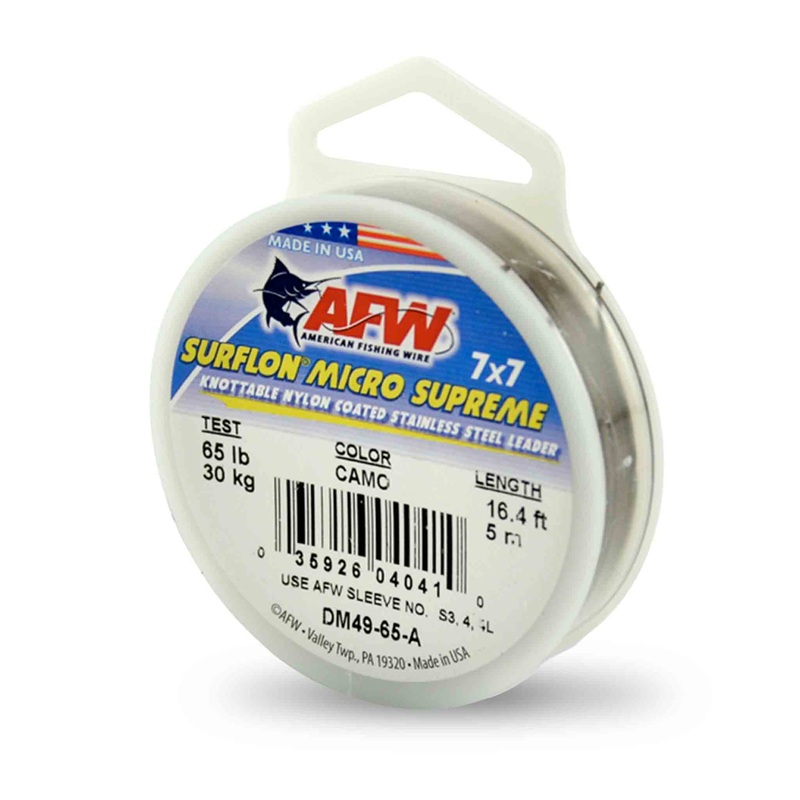 AFW Surflon Micro Supreme 7×7 Wire Leader