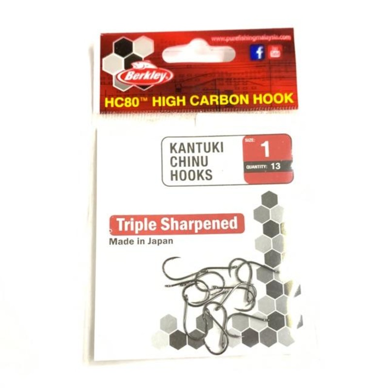 Berkley Kantuki Chinu Single Hooks | 13 Pcs Per Pack |