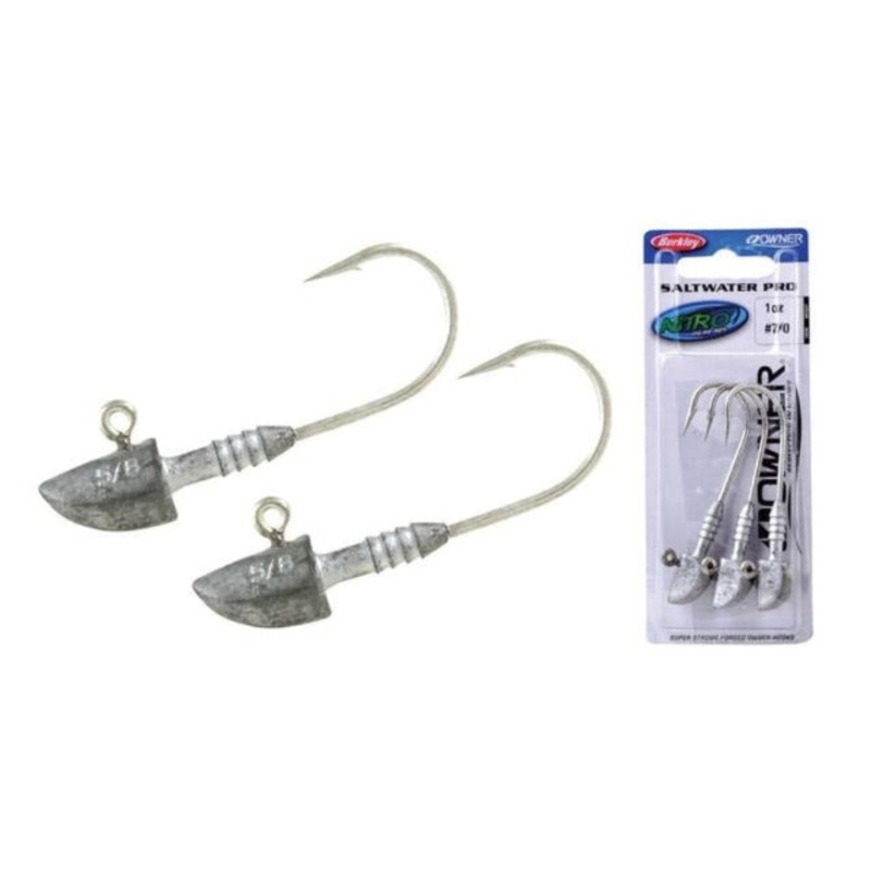 Berkley Owner Nitro Saltwater Pro Jig Heads | 5 Pcs Per Pack |