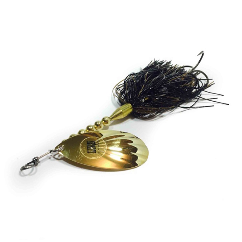 Llungen Lures LT-9 Bucktail|Black / Gold|Black / Orange|Black / Chartreuse|Translucent Walleye|Fire Tiger|Walleye White