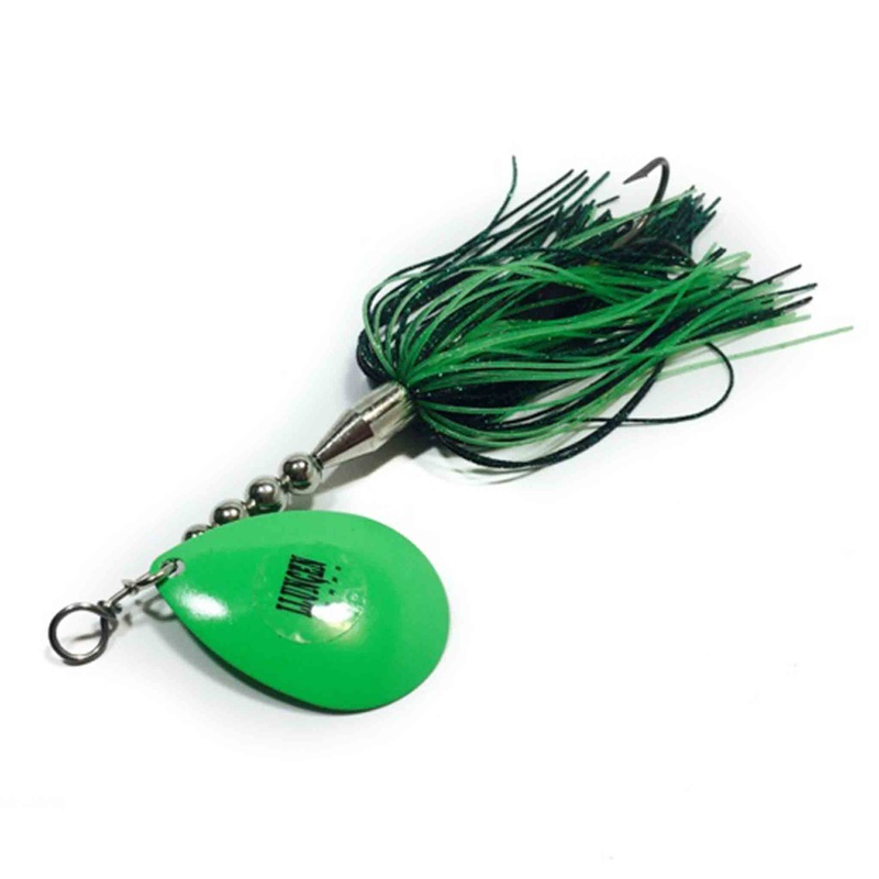 Llungen Lures S-8 Bucktail|Kentucky Craw|Flowage Green|Shad|Copper Fire|Fire Tiger|Black / Orange