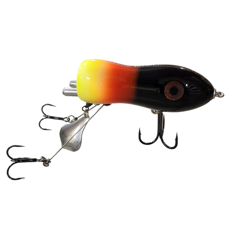 Chaos Tackle Psycho Flaptail|Fire Tail|Loon|Round Lake Perch|Charged Cisco|Fire Tiger|Black|Black/Orange|Bone|Lemon head