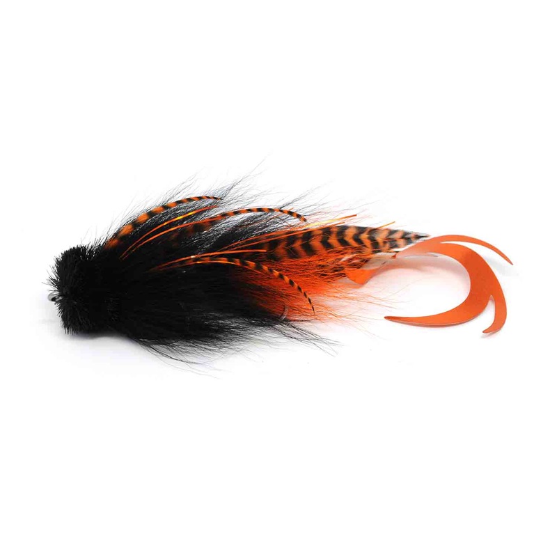 Ezekiel Ezee Buford Fly|Black / Orange|Olive Walleye|White|Black / Chartreuse|Perch