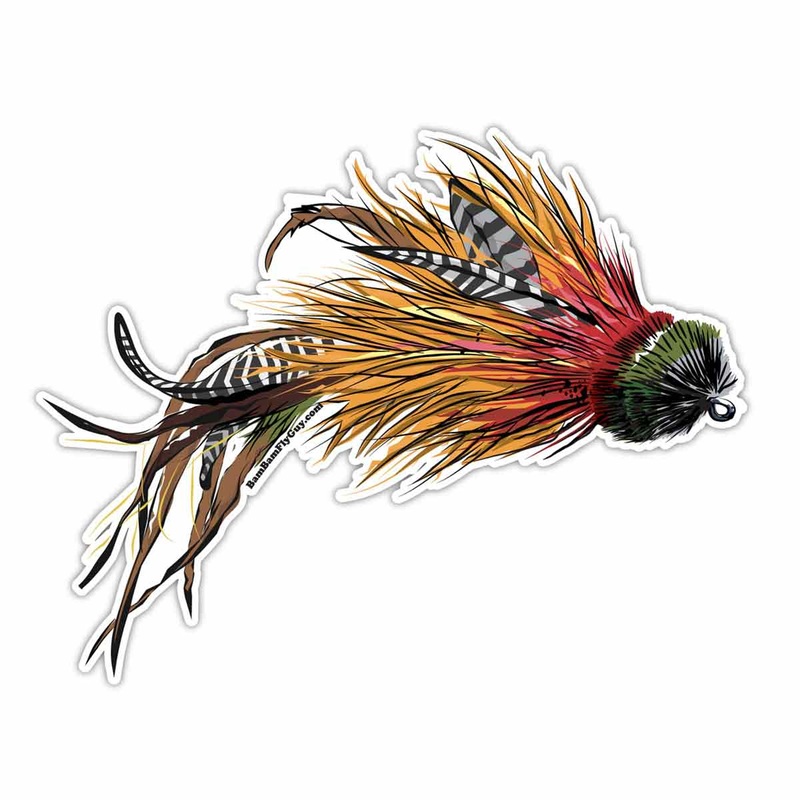 Bam Bam Fly Guy Snack Tail Sticker