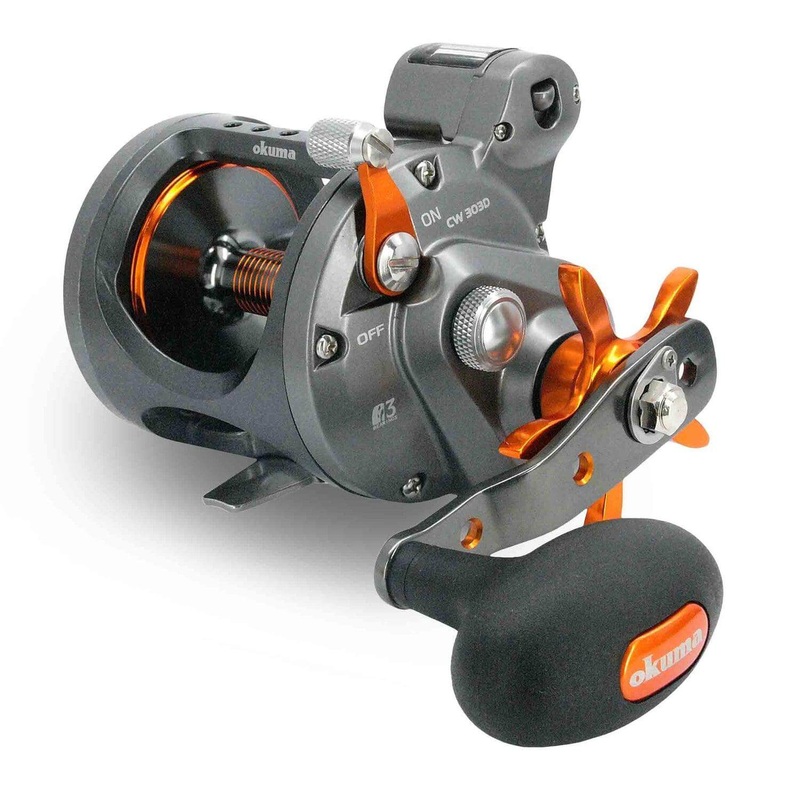 Okuma Coldwater Line Counter Baitcast Reels