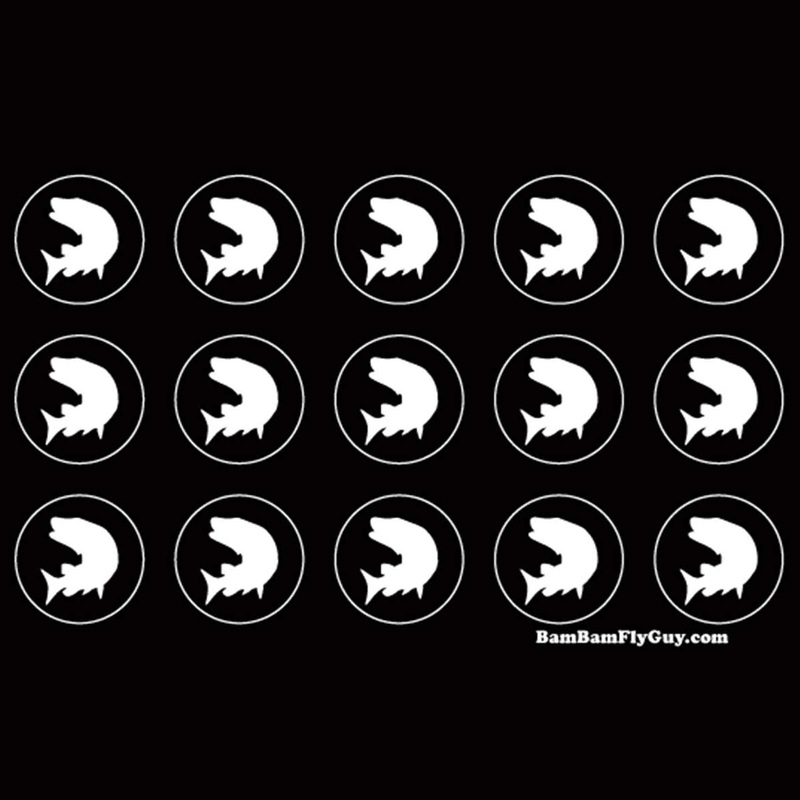 Bam Bam Fly Guy Catch Shots Stickers