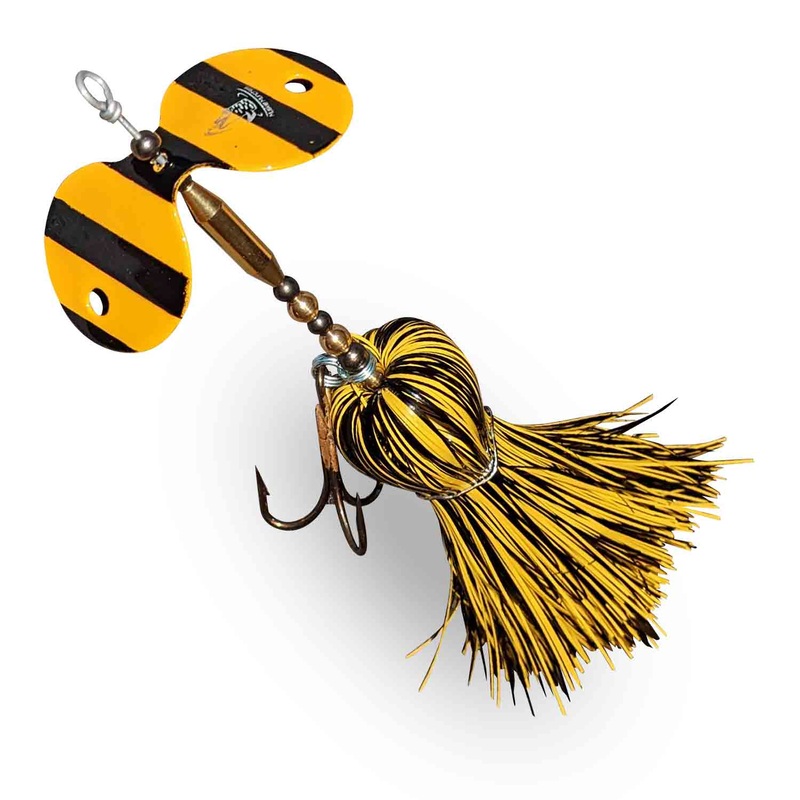 Muskie Munchies Big Double Slurp Bucktail