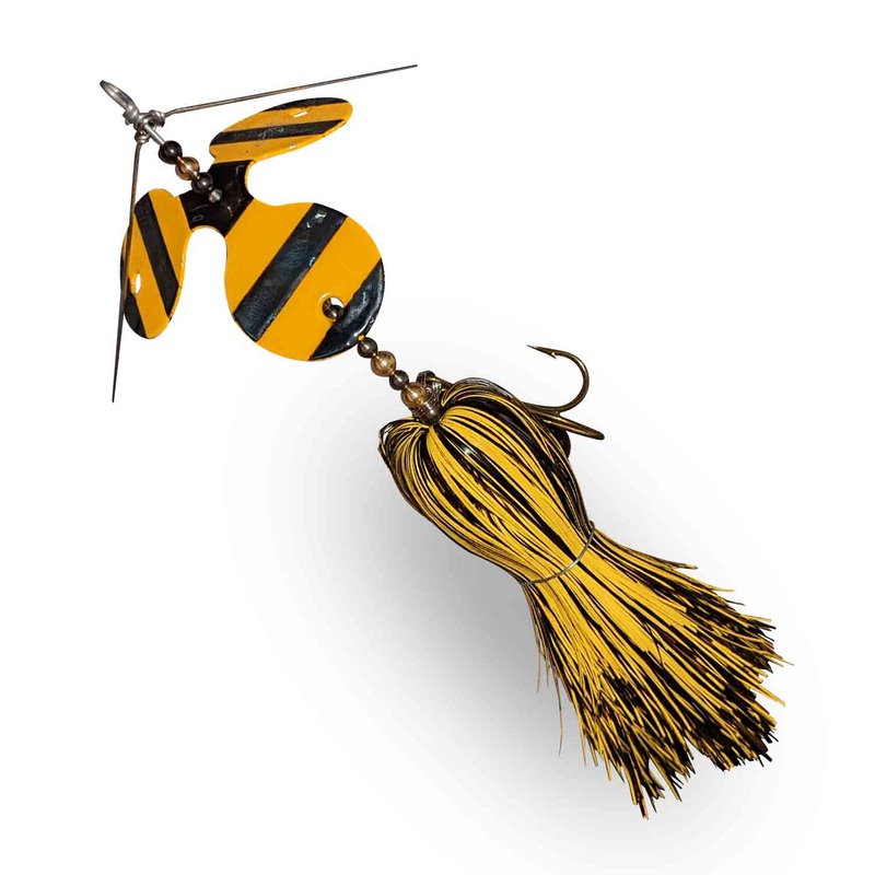 Muskie Munchies Big Triple Slurp Bucktail