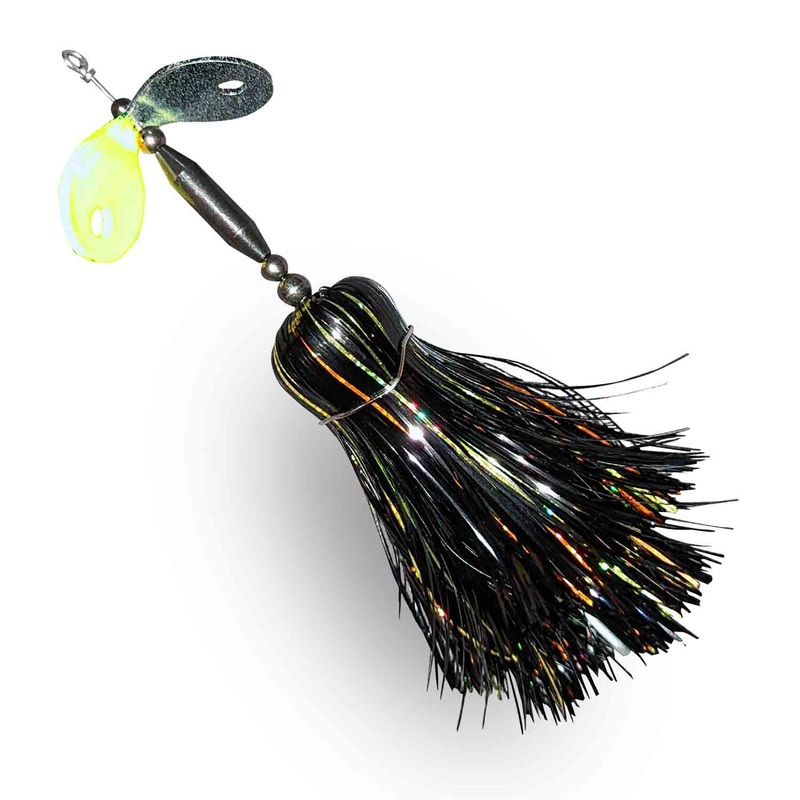 Muskie Munchies Mini Double Slurp Bucktail