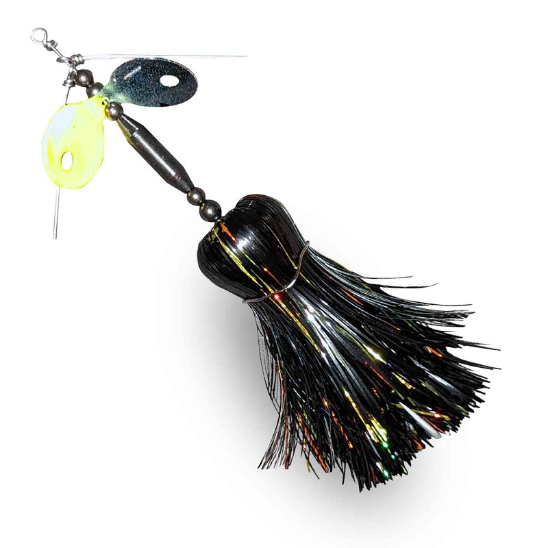 Muskie Munchies Mini Double Slurp Bucktail