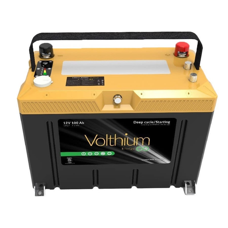 Volthium Lithium Marine Battery 12V 100Ah PRO SERIES – Hybrid (Engine Cranking / Deep Cycle)