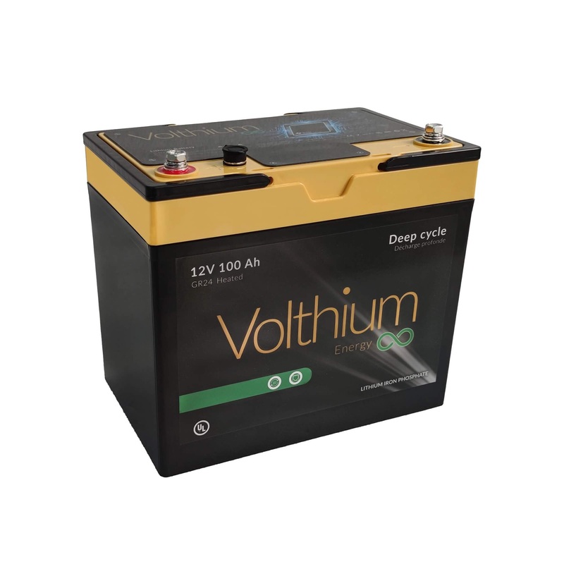 Volthium Lithium Marine Battery 12V 100Ah – Self Heating