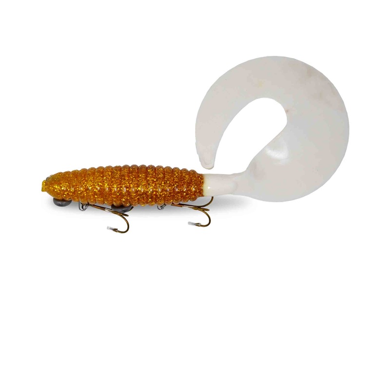 Whale Tail Plastics 14|Black / Lemon Tail|Walleye / White Tail|Black / Orange Tail|White / Lemon Tail|Walleye Orange Dots (Ezoko Custom)|Jailbird (Ezoko Custom)