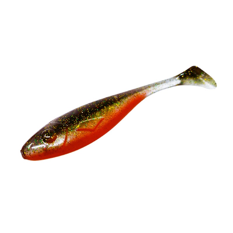 Gator Gum 12 (3pk) Swimbait|Red Ghost|Mid Night|Smolt|Shiny Smolt|Orange Lime|Ice Shad