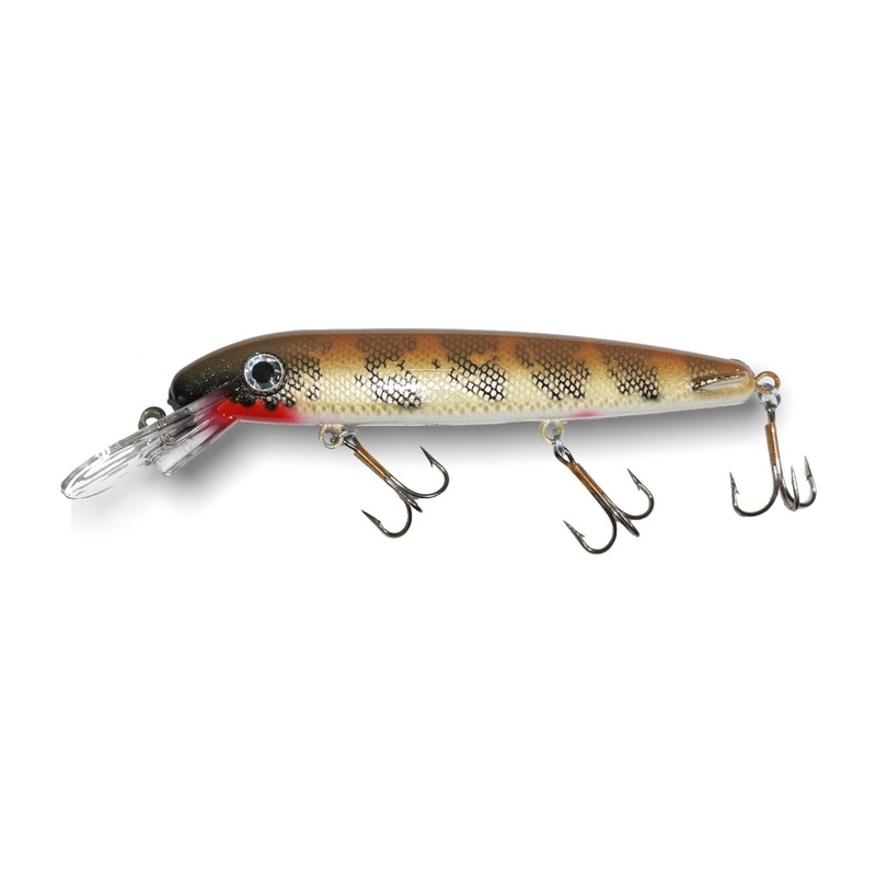ERC Triple D 9 Crankbait|Perch|Glitter Walleye|Lemon Head|Hot White Fish