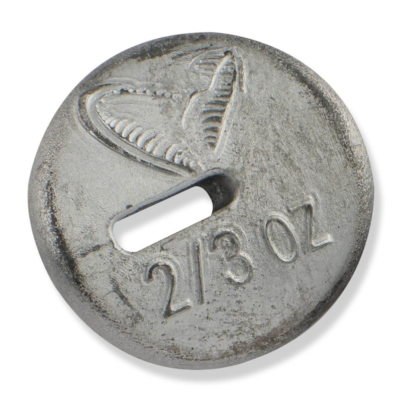 Savage Gear 3D Disc Weight|1 oz|0.6 oz