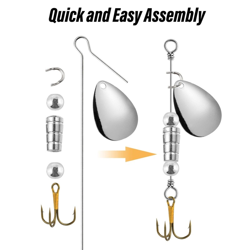 Dr.Fish 140pcs Spinner Making Kit – B1