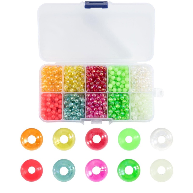 Dr.Fish 1000pcs Fishing Beads Kit 5mm
