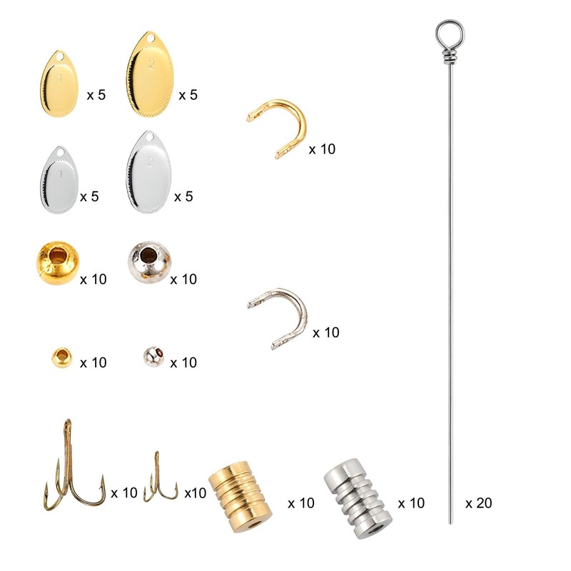 Dr.Fish 140pcs Spinner Making Kit – B4