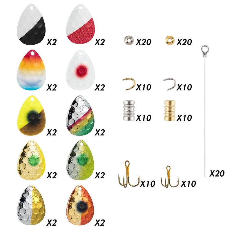 Dr.Fish 140pcs Spinner Making Kit – B9