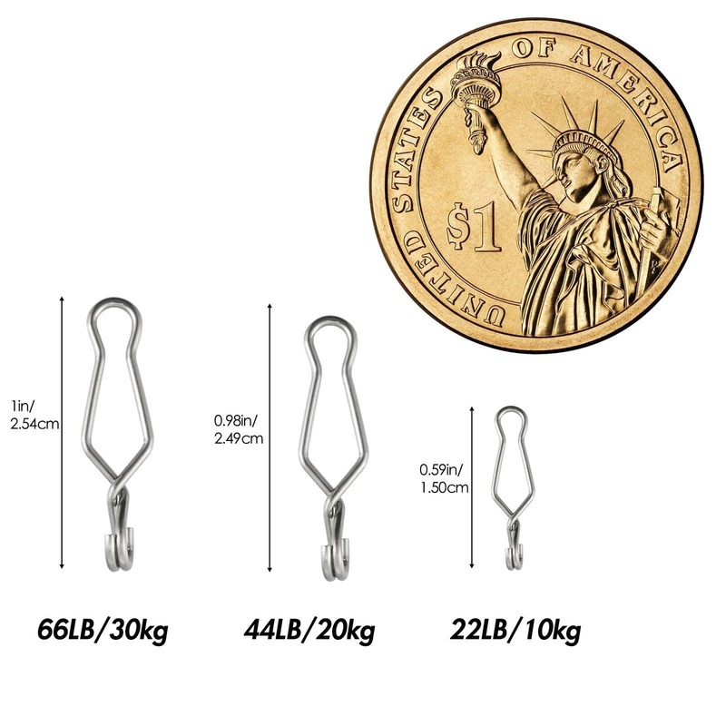 Dr.Fish 20-100pcs Crankbait Speed Clips 22-66lb