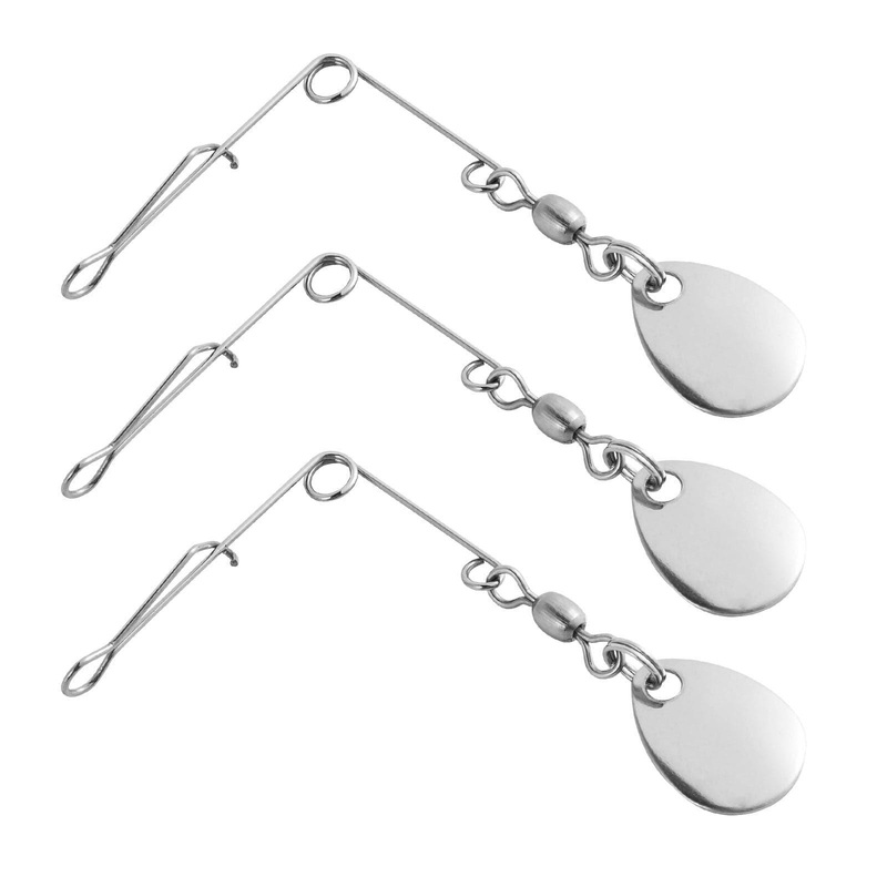 Dr.Fish 20pcs Spinnerbait Arms Silver Gold