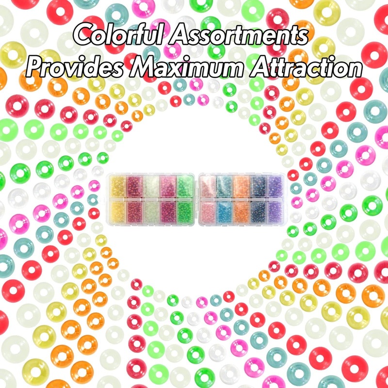 Dr.Fish 3000pcs Fishing Beads Kit 4-5mm