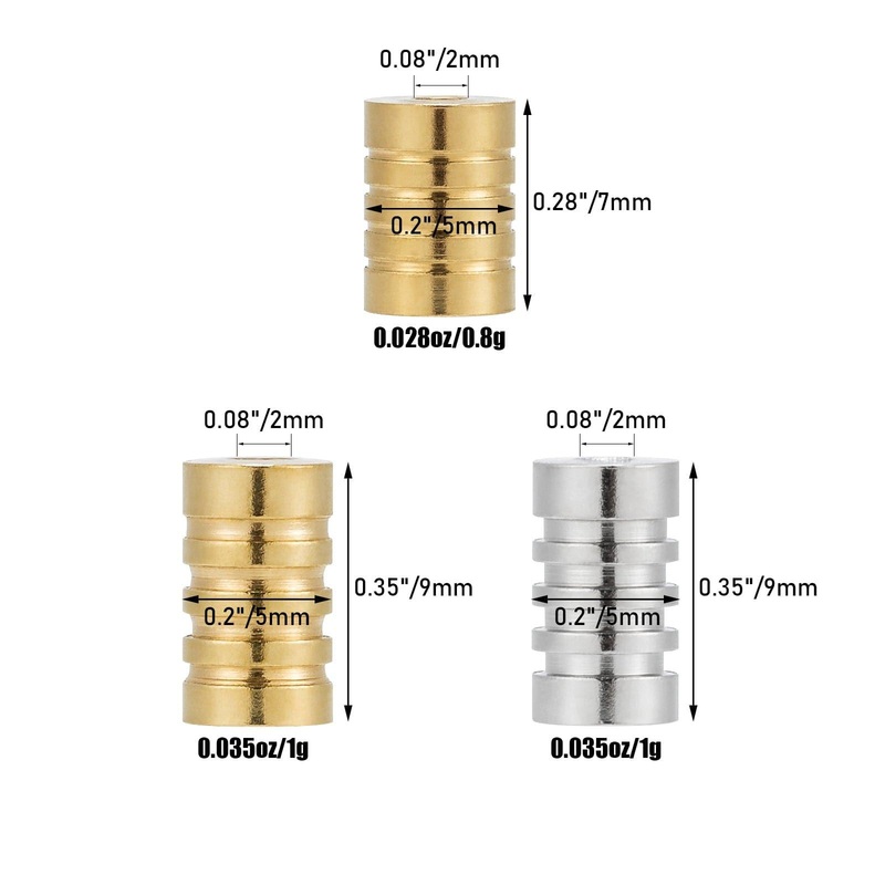 Dr.Fish 30pcs Cylinder Spinner Lure Body