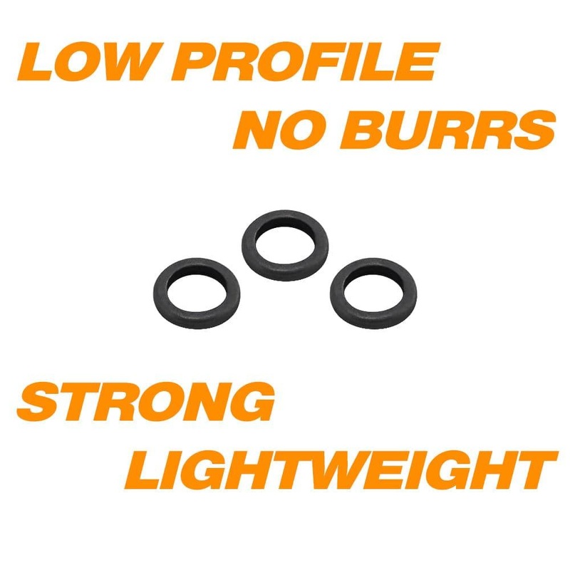 Dr.Fish 50/100pcs Fly Fishing Tippet Rings