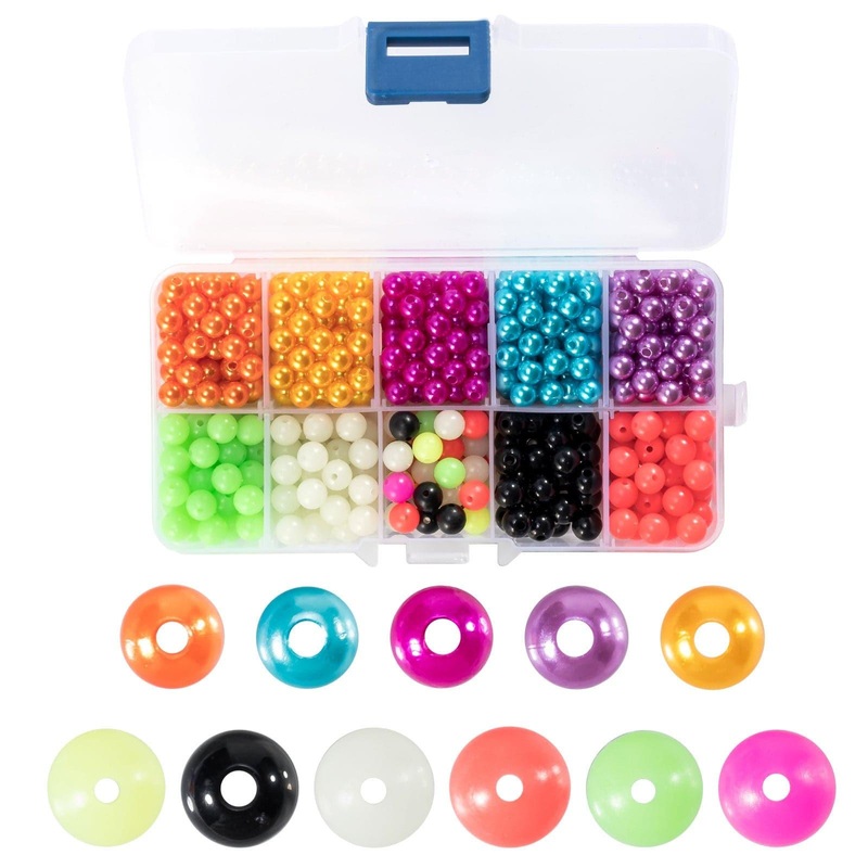 Dr.Fish 550pcs Fishing Beads Kit 6-7mm