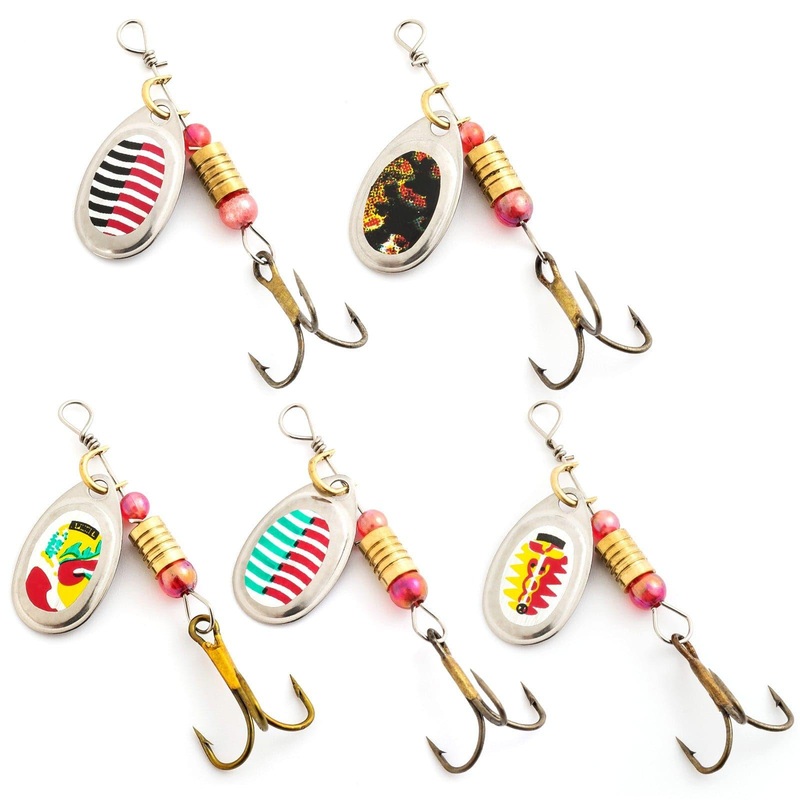 Dr.Fish 12pcs Inline Spinner Lures Kit – N2