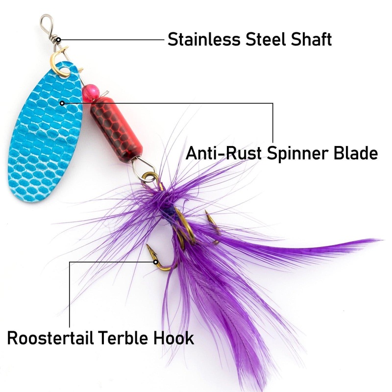 Dr.Fish 12pcs Spinner Lures Kit – N1