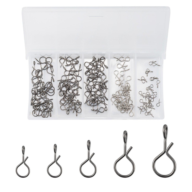 Dr.Fish 150pcs Fly Fishing Snaps Kit